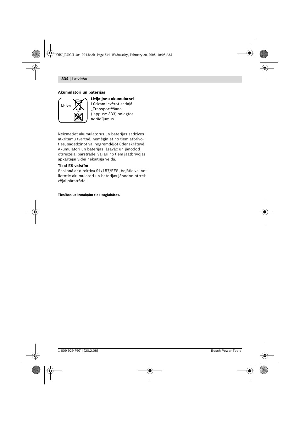 Bosch GKS 36 V-LI Professional User Manual | Page 334 / 349