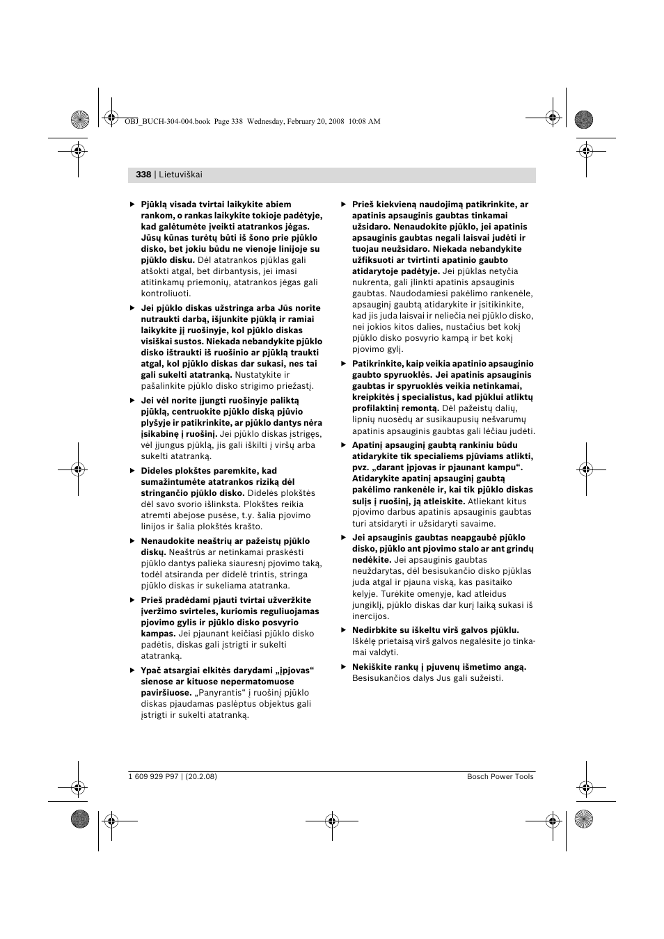 Bosch GKS 36 V-LI Professional User Manual | Page 338 / 349