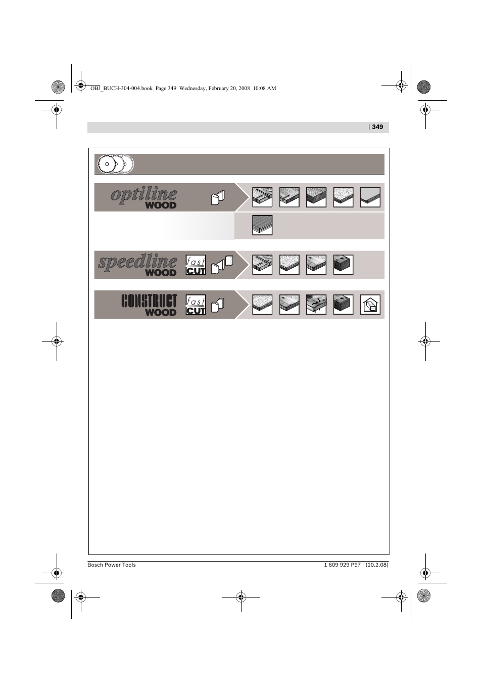 Bosch GKS 36 V-LI Professional User Manual | Page 349 / 349