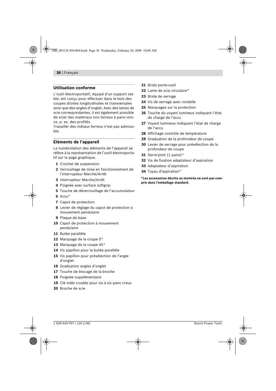 Bosch GKS 36 V-LI Professional User Manual | Page 36 / 349