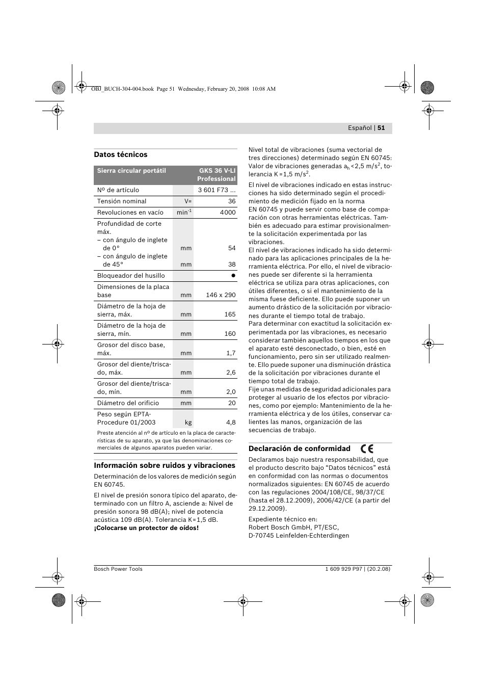 Bosch GKS 36 V-LI Professional User Manual | Page 51 / 349