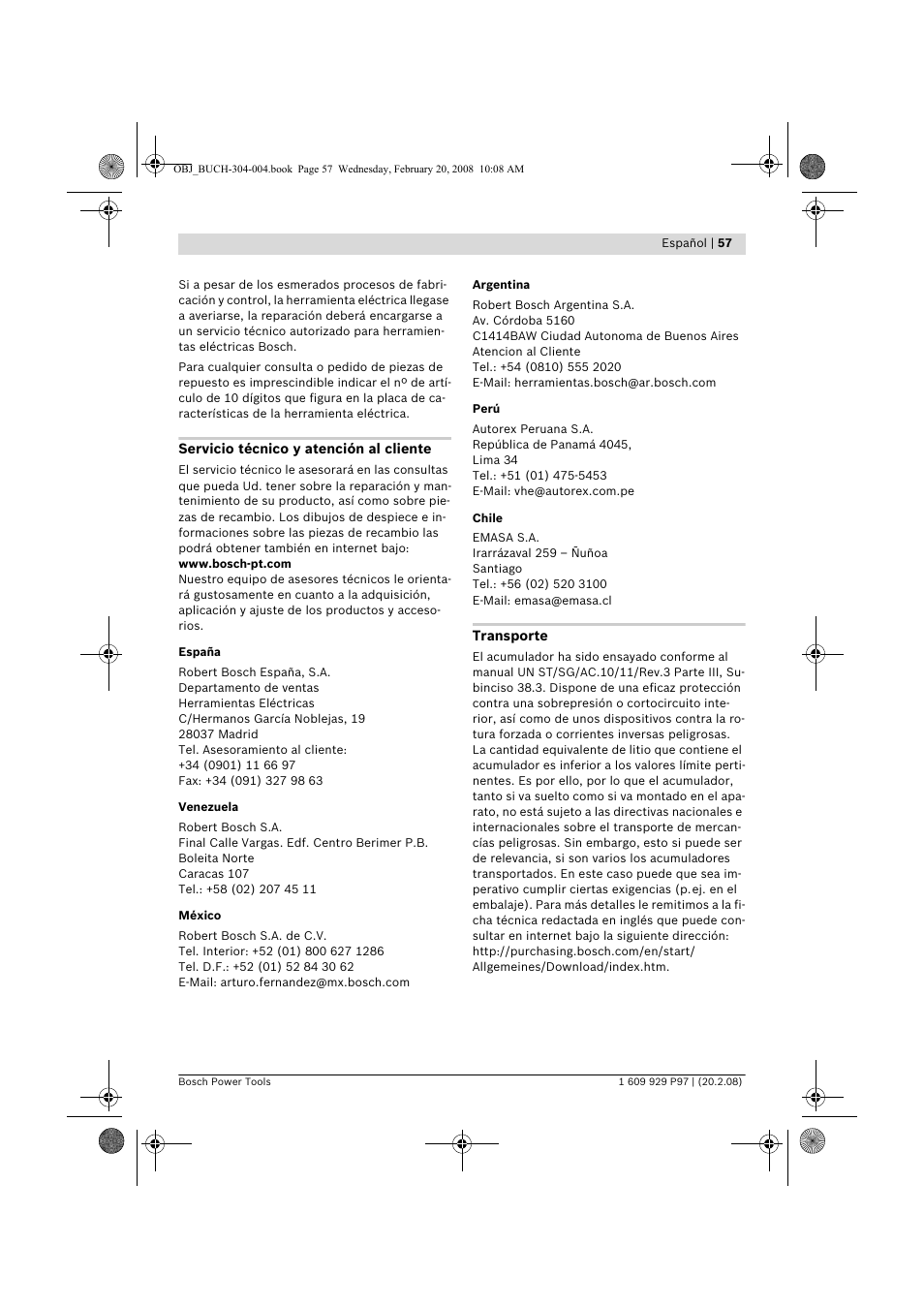 Bosch GKS 36 V-LI Professional User Manual | Page 57 / 349