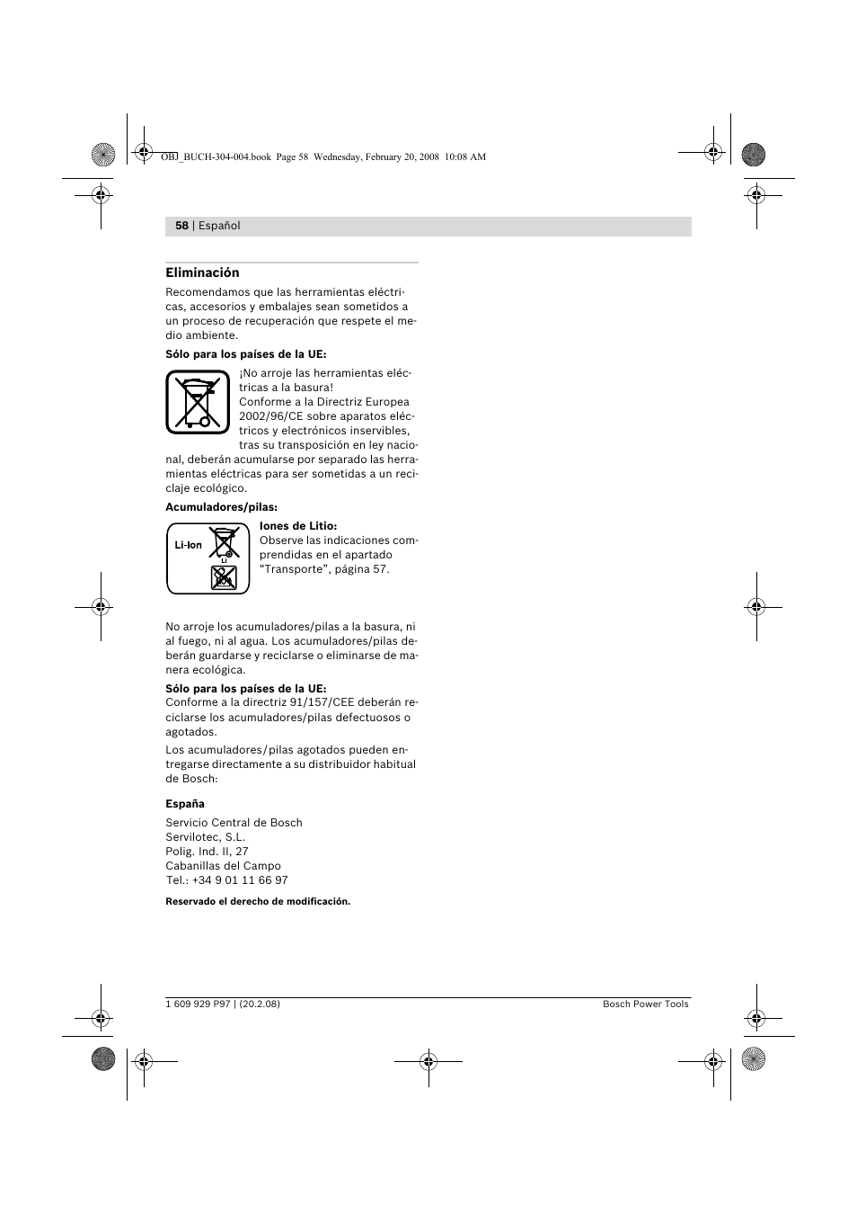 Bosch GKS 36 V-LI Professional User Manual | Page 58 / 349