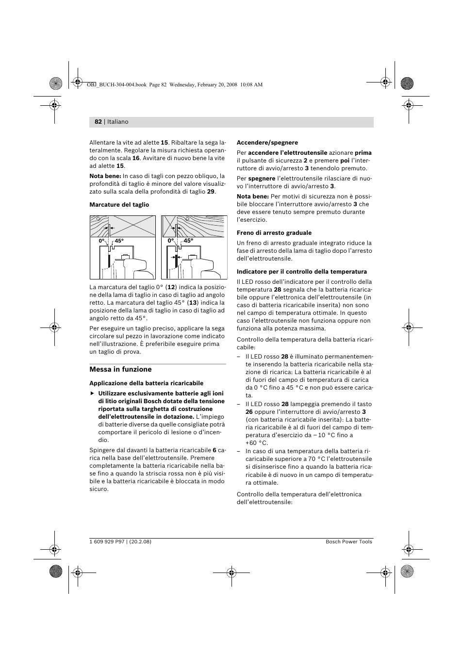 Bosch GKS 36 V-LI Professional User Manual | Page 82 / 349