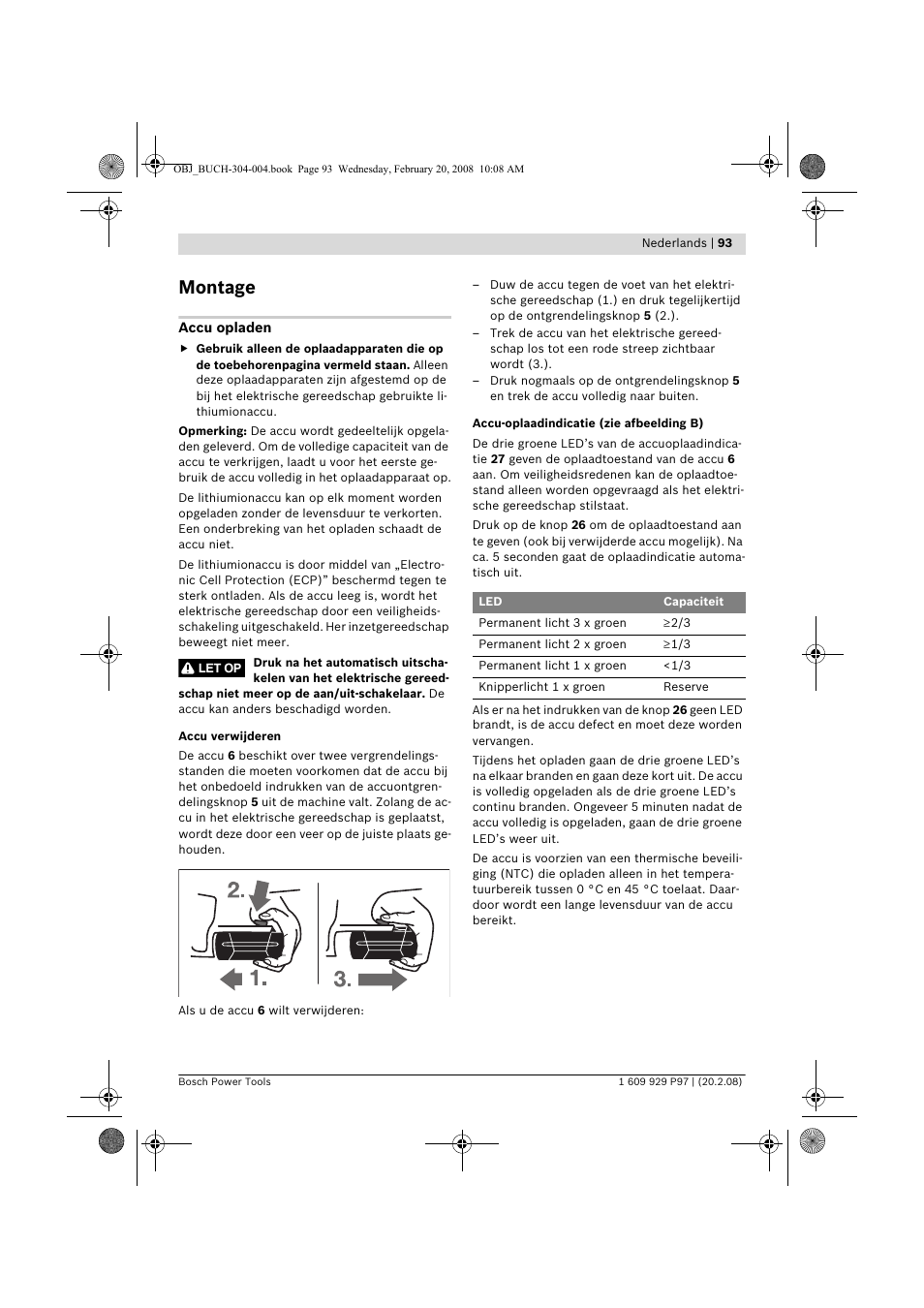 Montage | Bosch GKS 36 V-LI Professional User Manual | Page 93 / 349