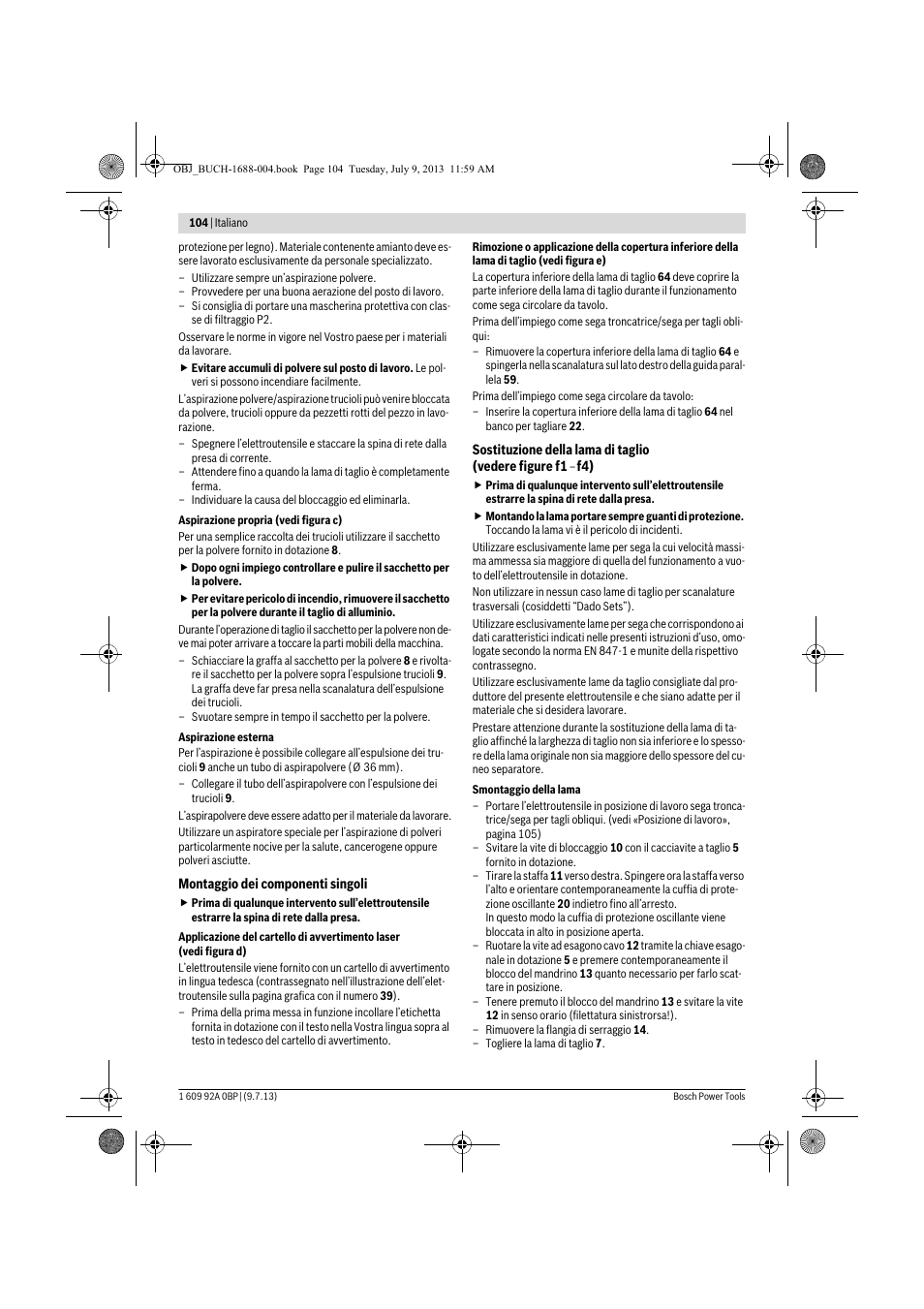 Bosch GTM 12 JL Professional User Manual | Page 104 / 485