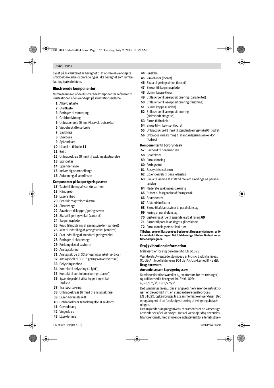 Bosch GTM 12 JL Professional User Manual | Page 132 / 485