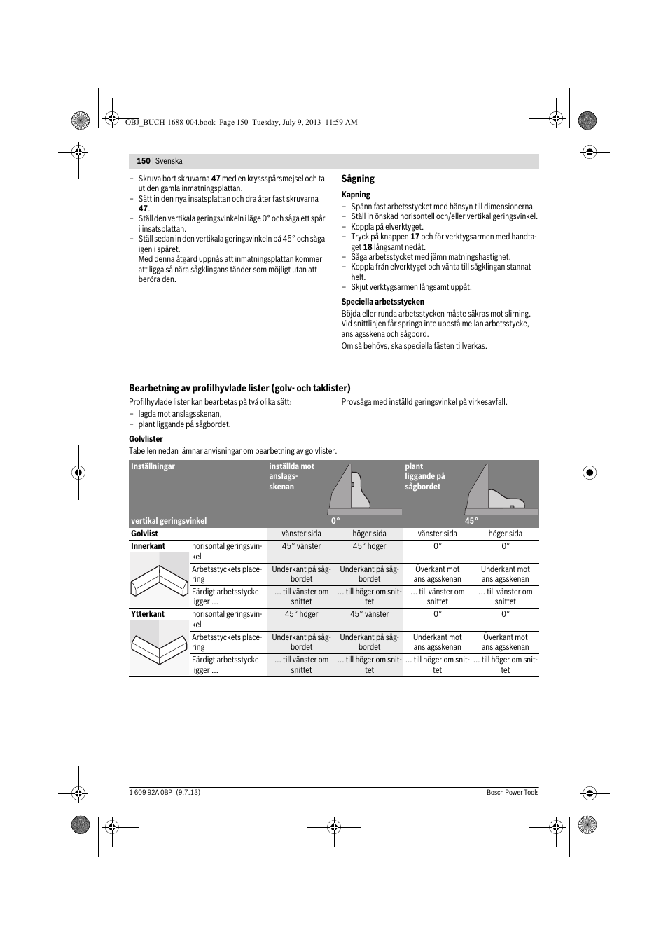 Bosch GTM 12 JL Professional User Manual | Page 150 / 485