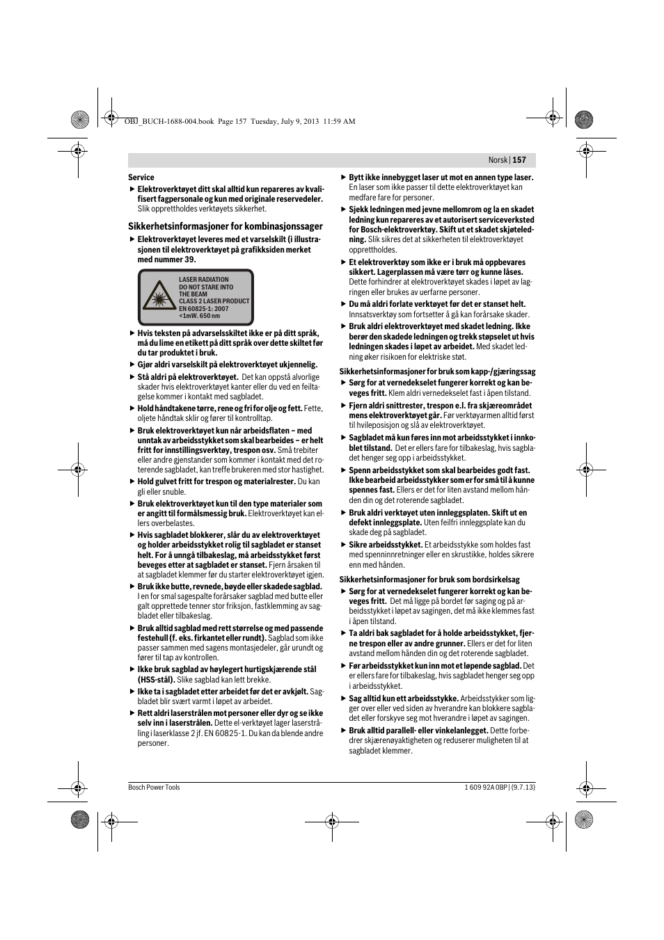 Bosch GTM 12 JL Professional User Manual | Page 157 / 485