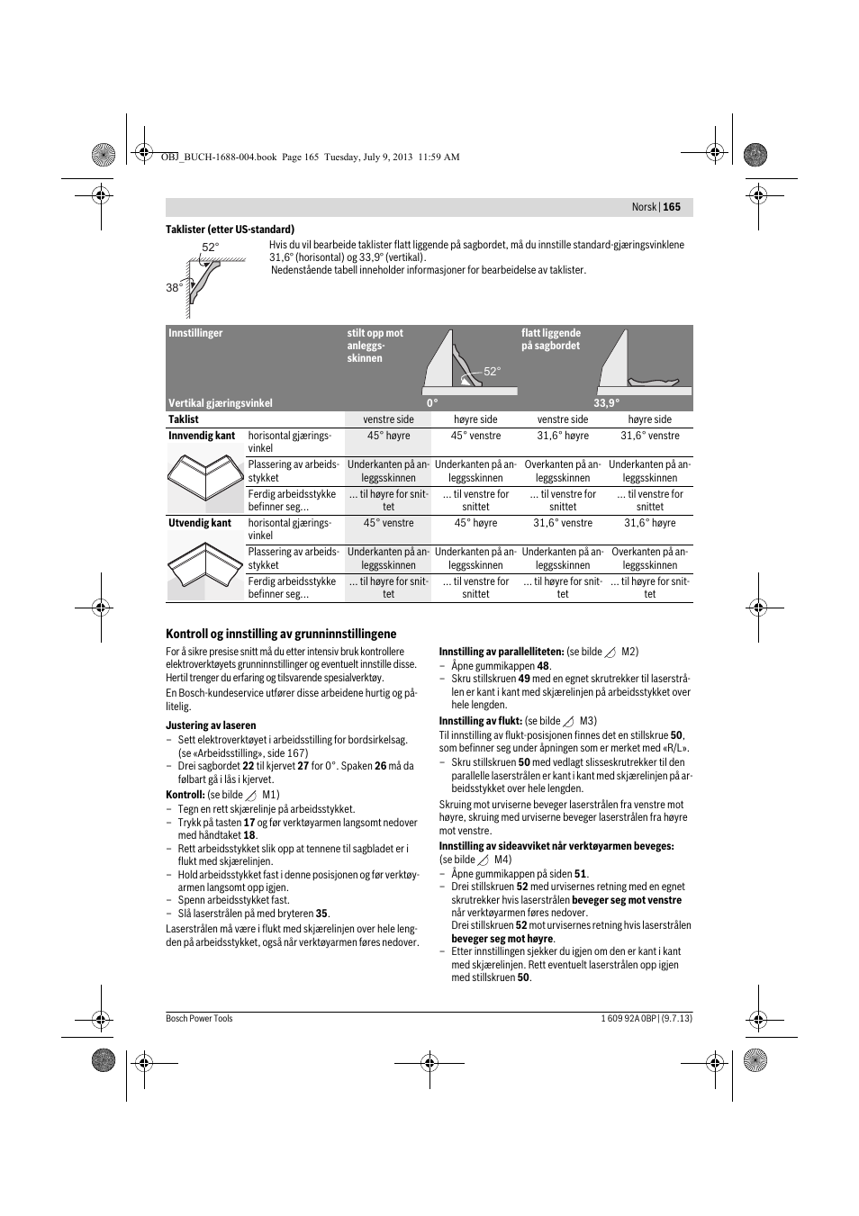 Bosch GTM 12 JL Professional User Manual | Page 165 / 485