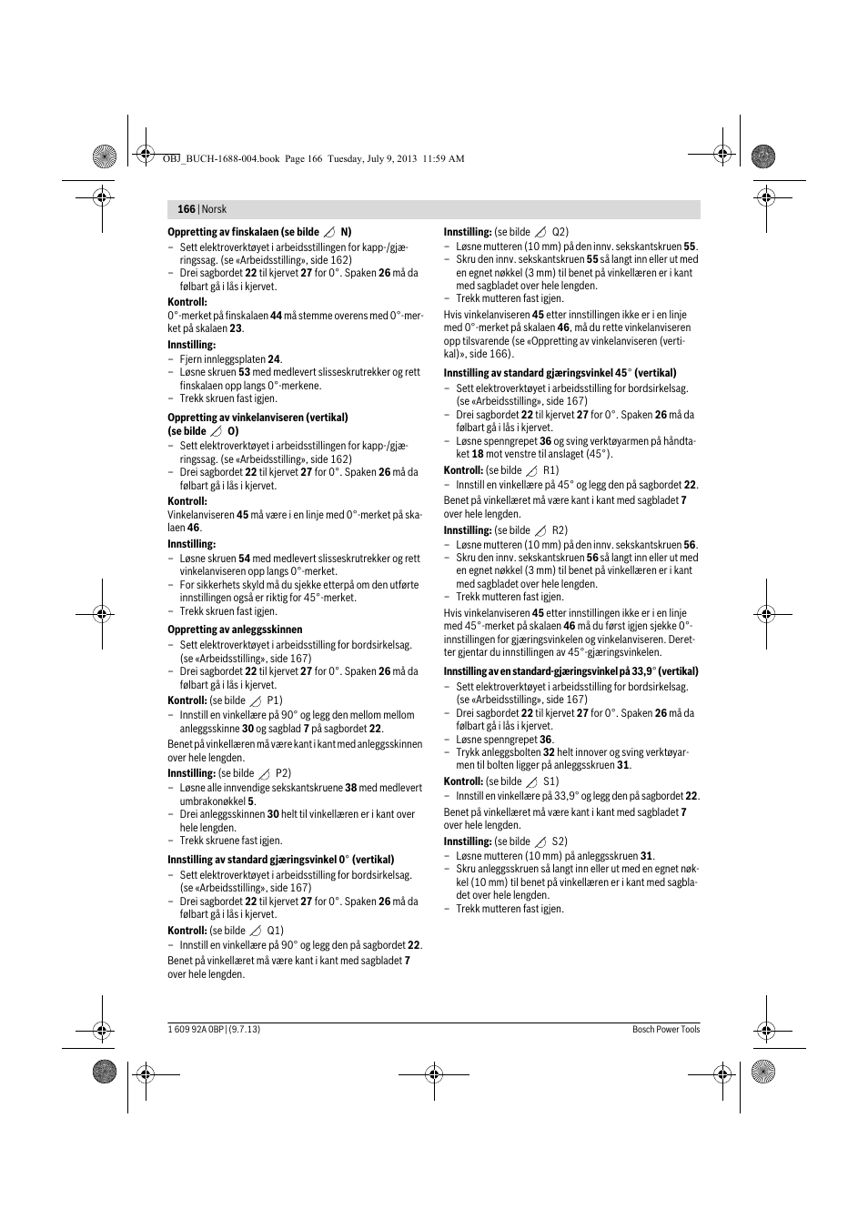 Bosch GTM 12 JL Professional User Manual | Page 166 / 485