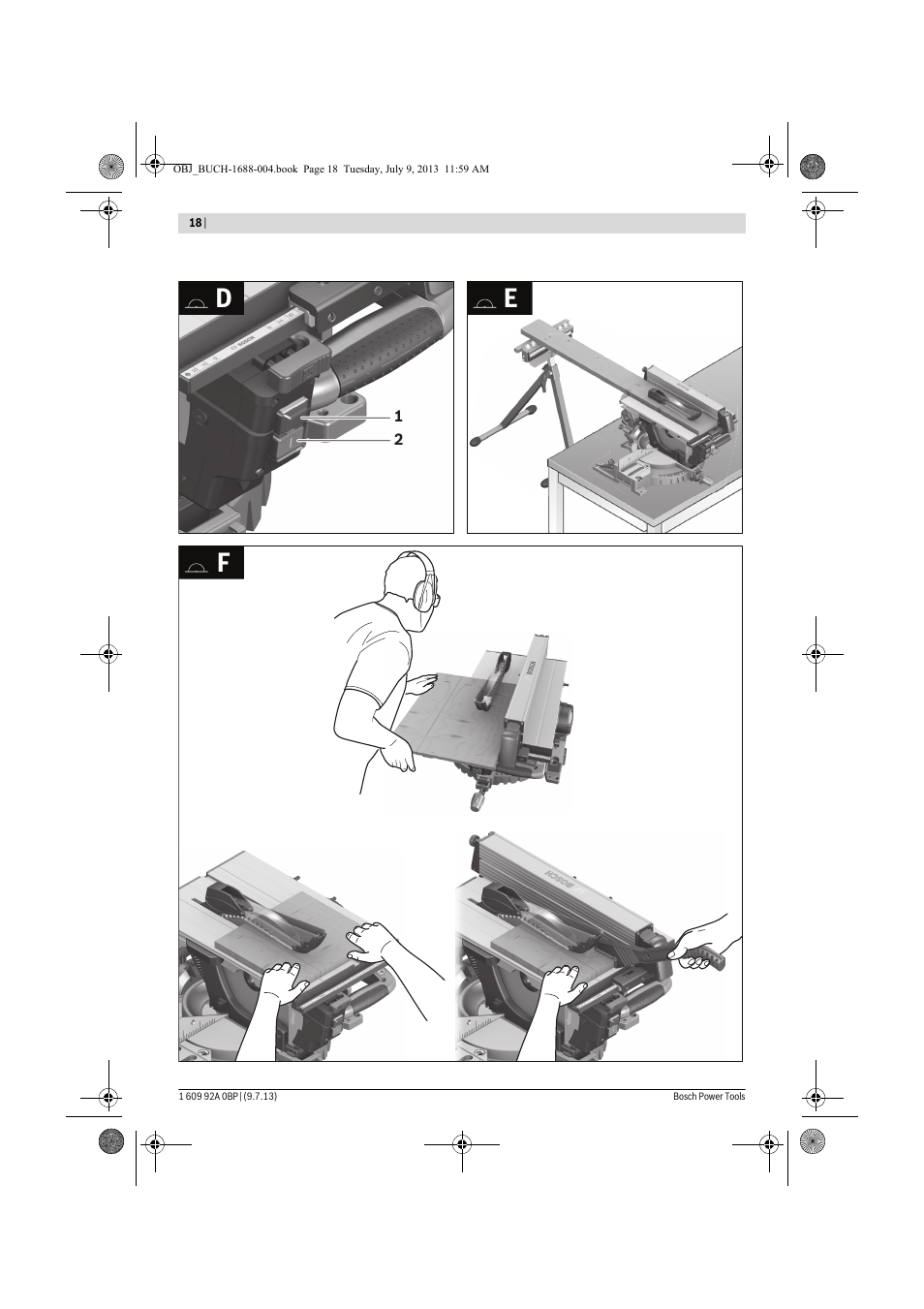 De f | Bosch GTM 12 JL Professional User Manual | Page 18 / 485