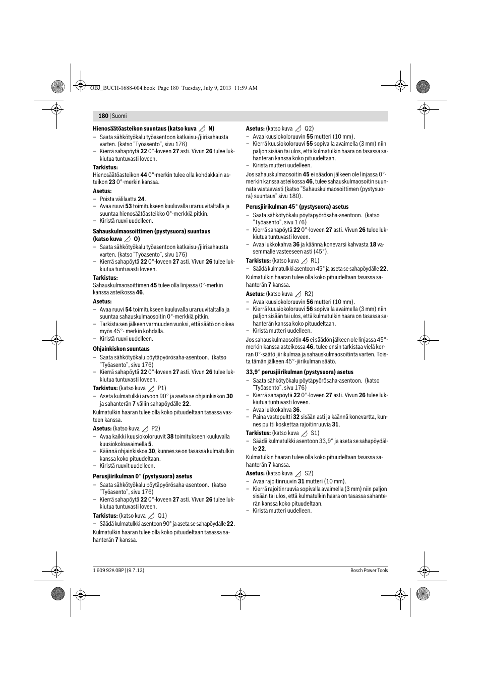 Bosch GTM 12 JL Professional User Manual | Page 180 / 485