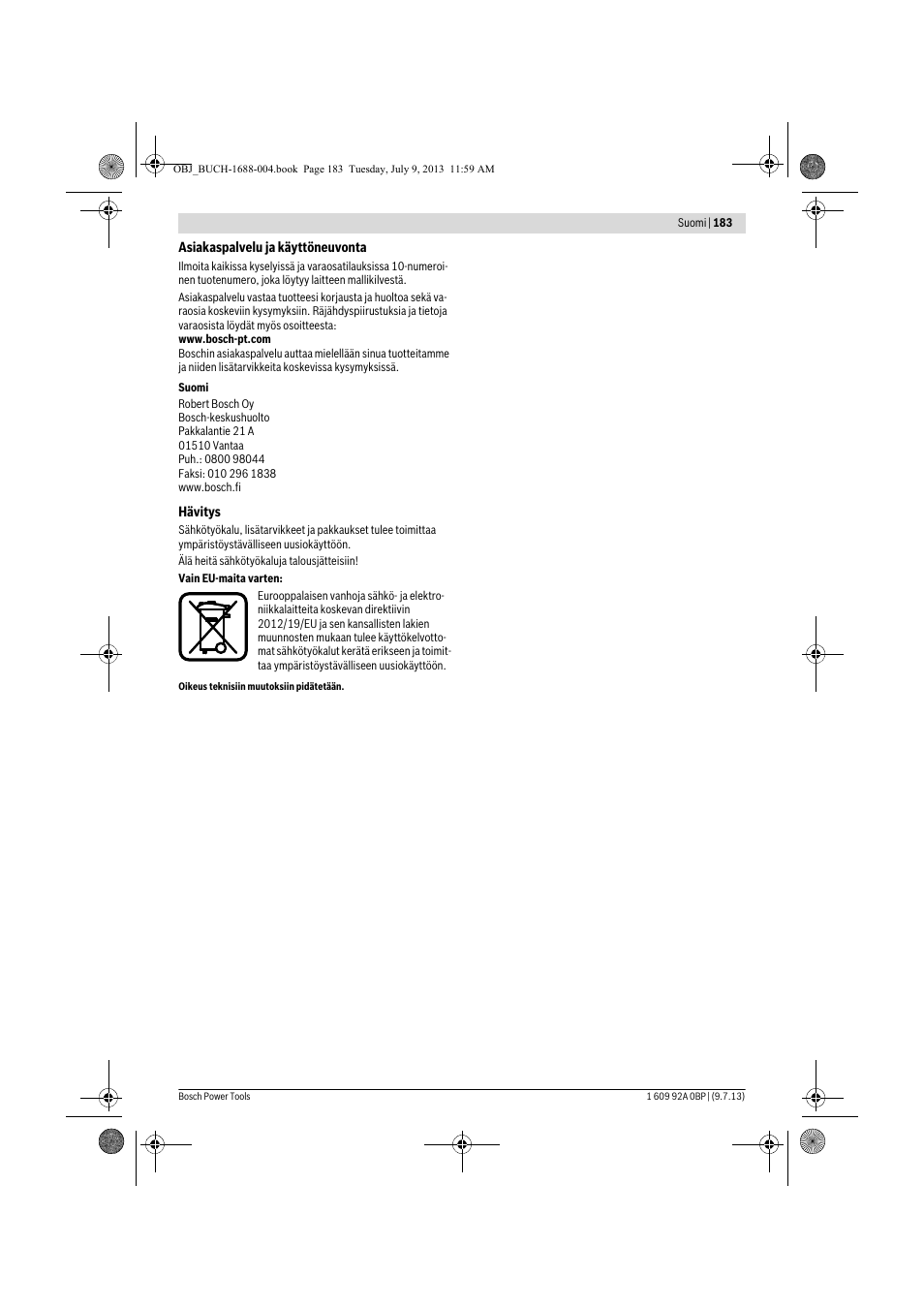 Bosch GTM 12 JL Professional User Manual | Page 183 / 485