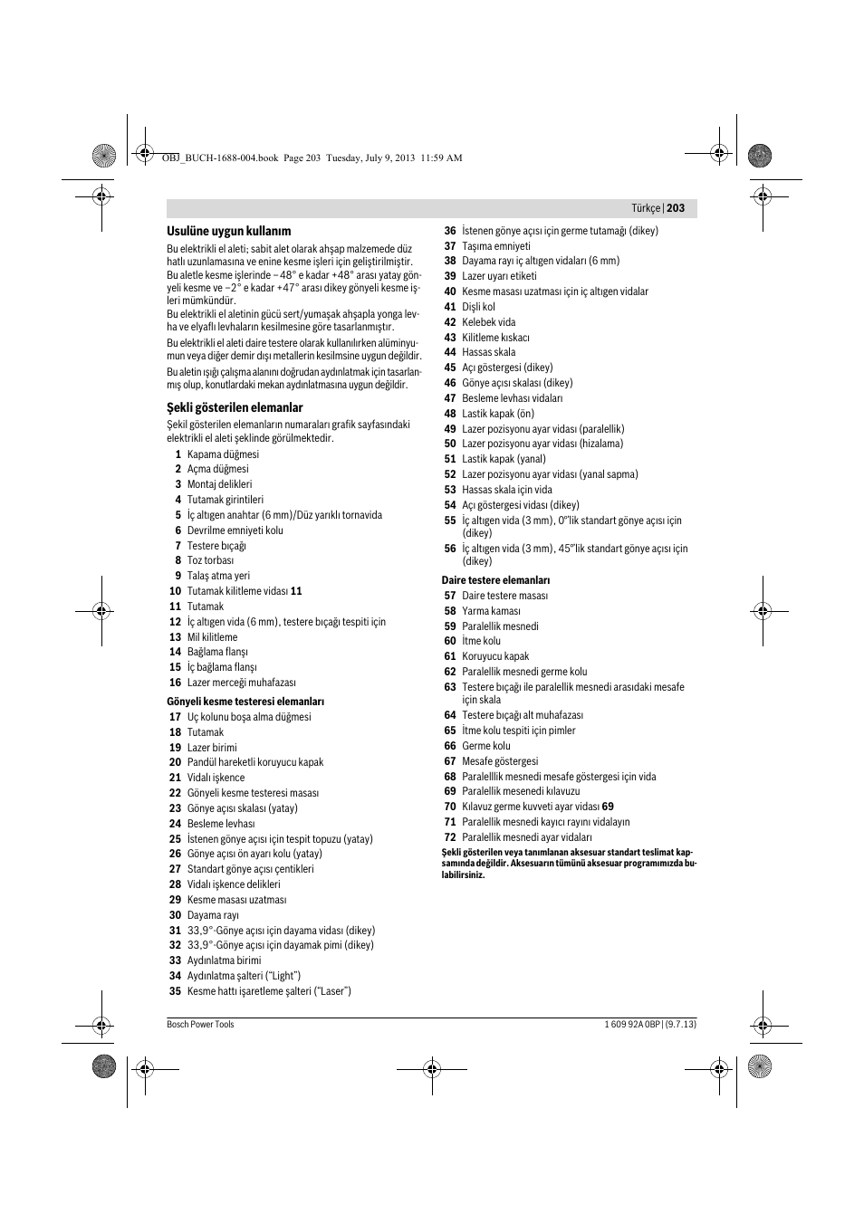 Bosch GTM 12 JL Professional User Manual | Page 203 / 485