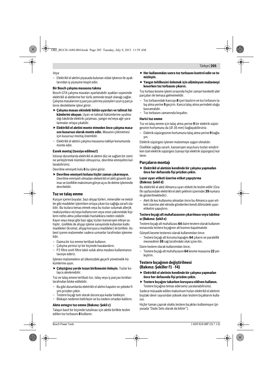 Bosch GTM 12 JL Professional User Manual | Page 205 / 485