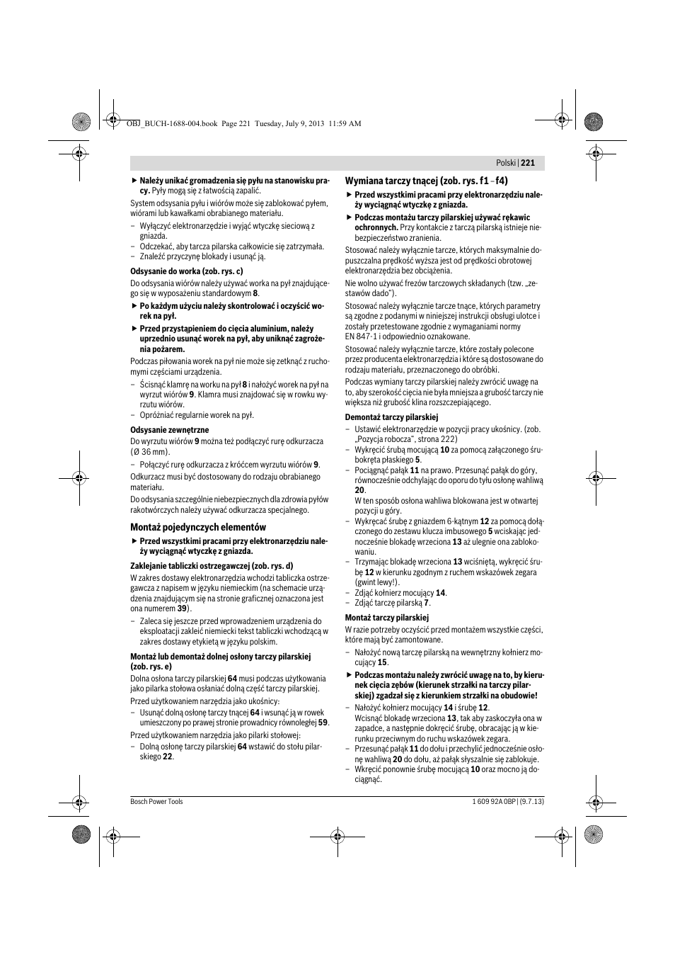 Bosch GTM 12 JL Professional User Manual | Page 221 / 485