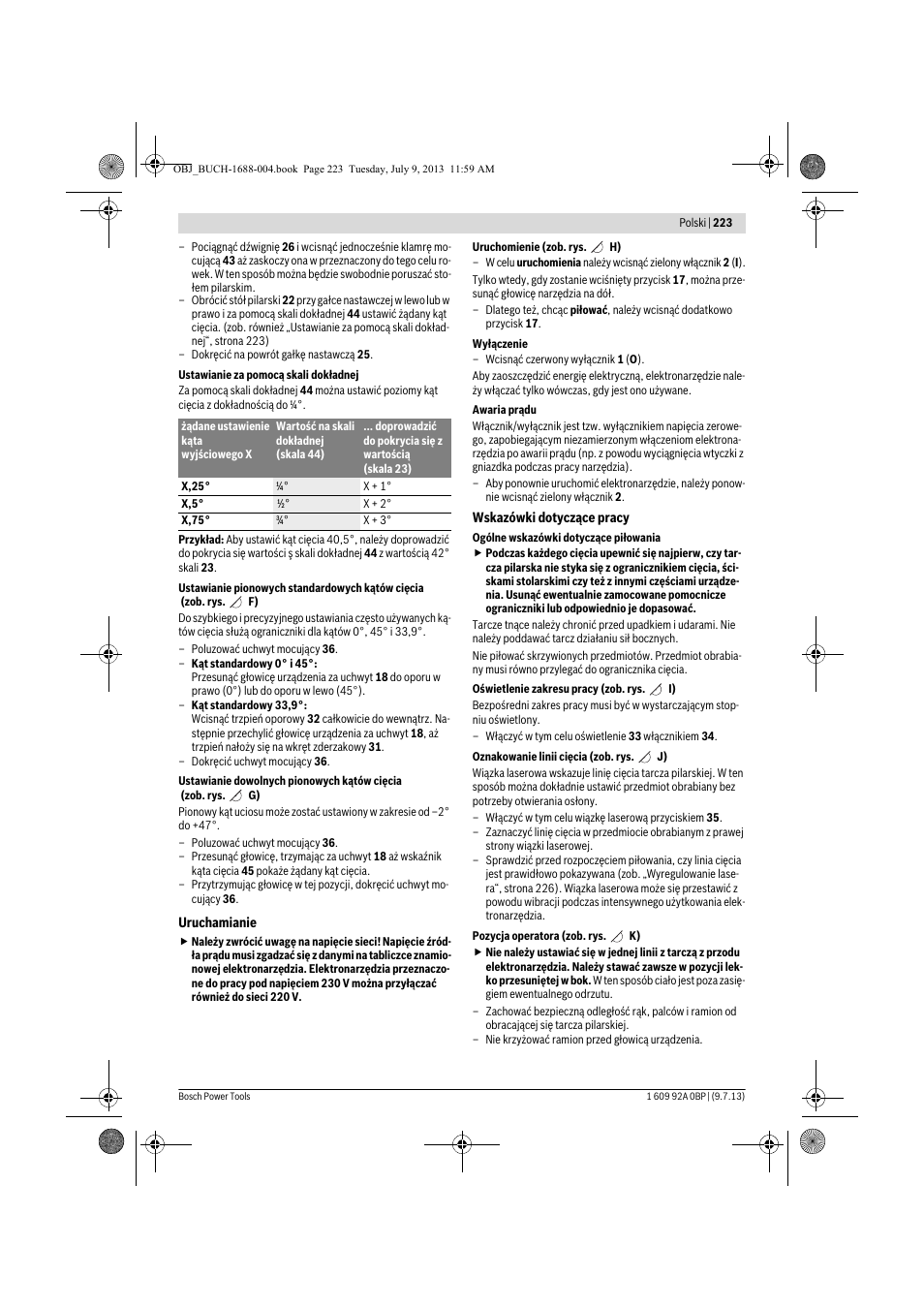 Bosch GTM 12 JL Professional User Manual | Page 223 / 485