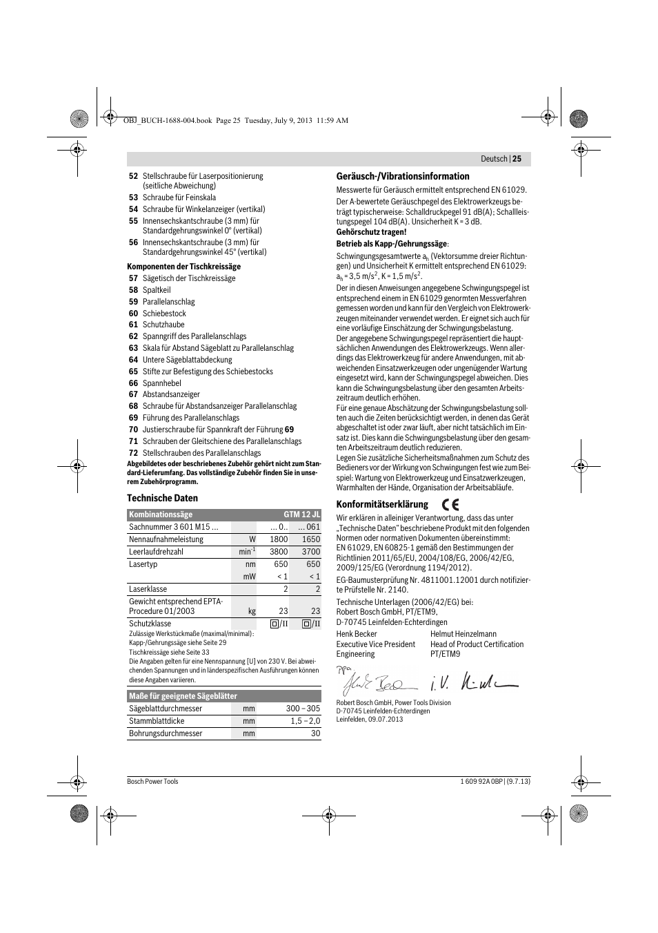 Bosch GTM 12 JL Professional User Manual | Page 25 / 485