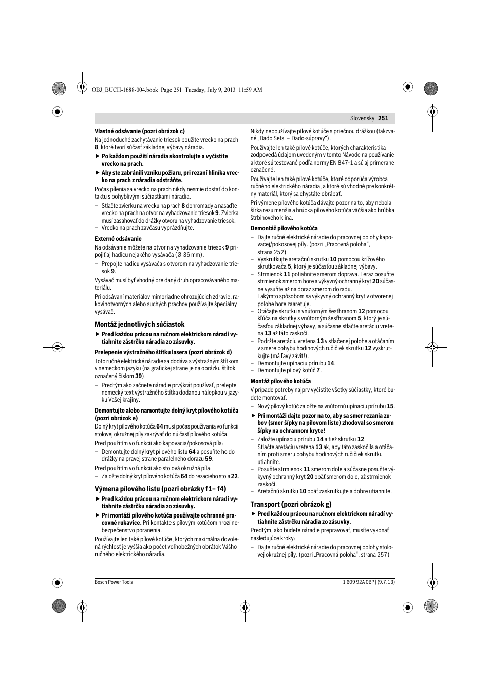 Bosch GTM 12 JL Professional User Manual | Page 251 / 485