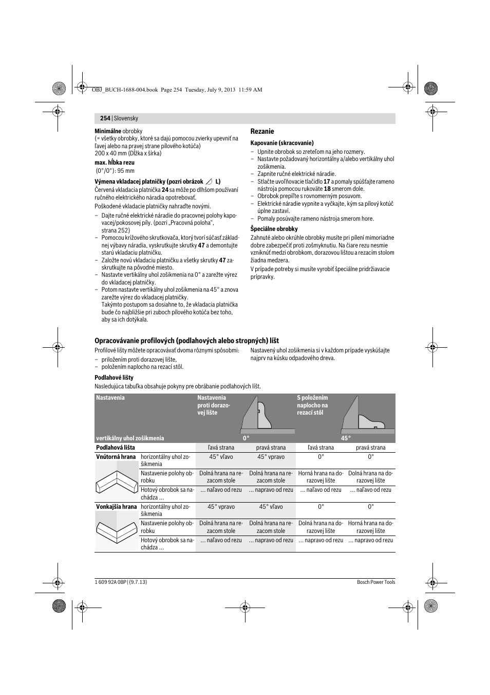 Bosch GTM 12 JL Professional User Manual | Page 254 / 485