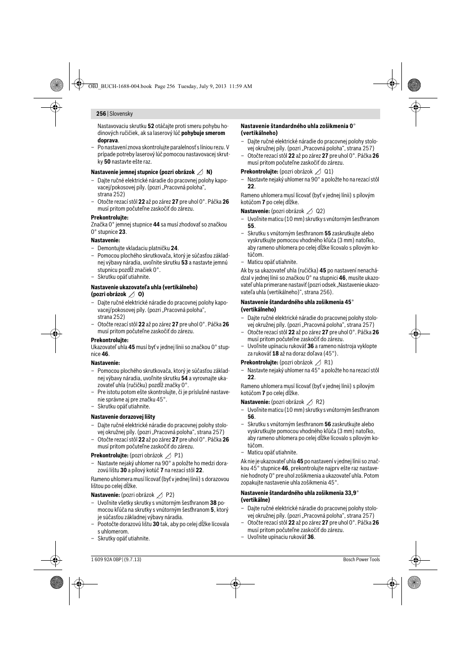 Bosch GTM 12 JL Professional User Manual | Page 256 / 485