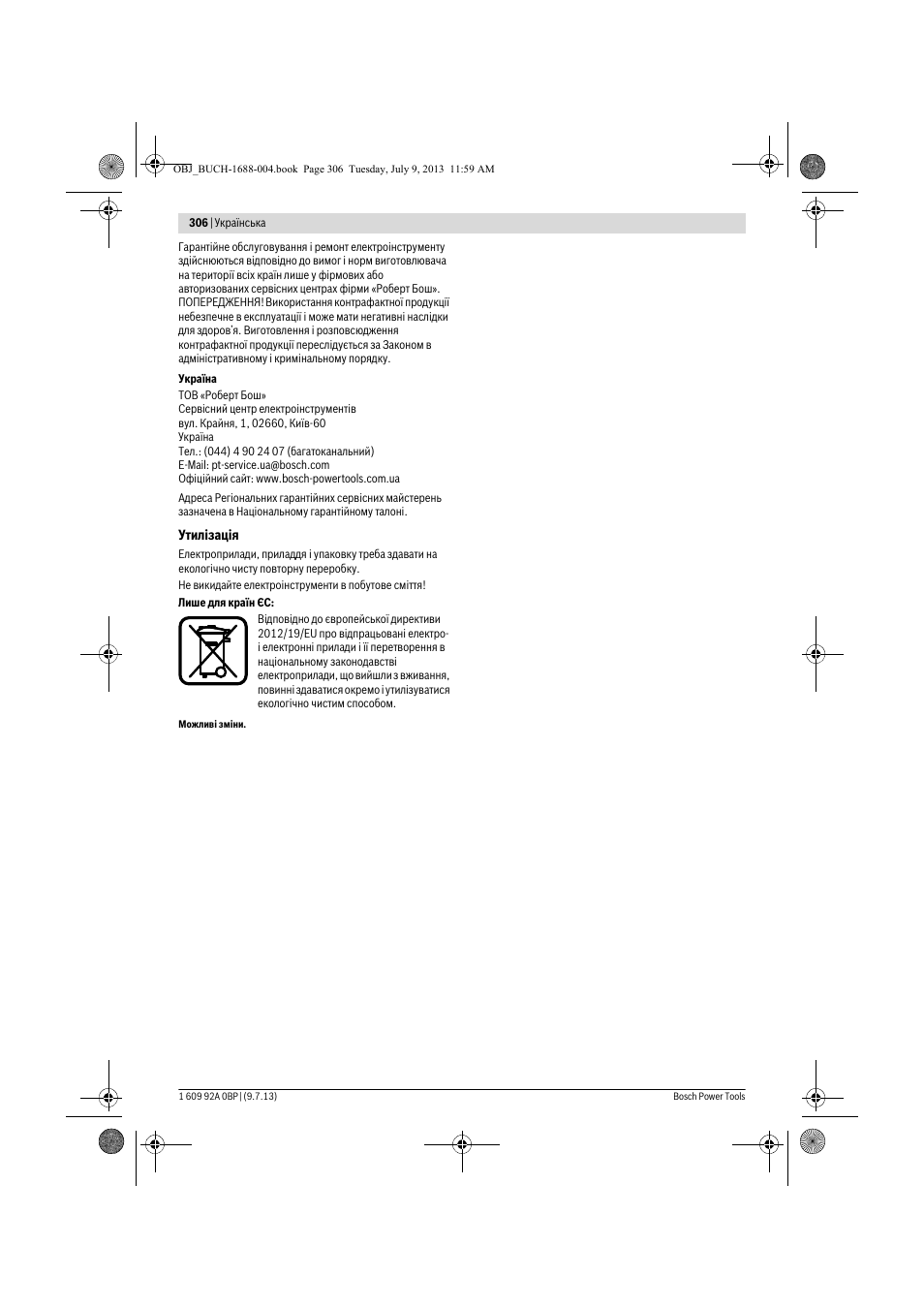 Bosch GTM 12 JL Professional User Manual | Page 306 / 485