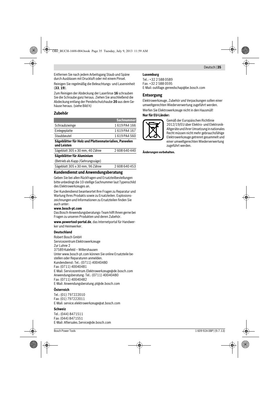 Bosch GTM 12 JL Professional User Manual | Page 35 / 485