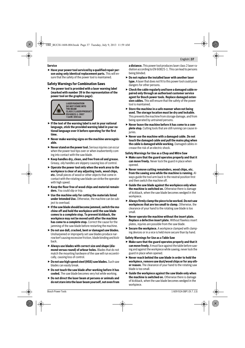 Bosch GTM 12 JL Professional User Manual | Page 37 / 485