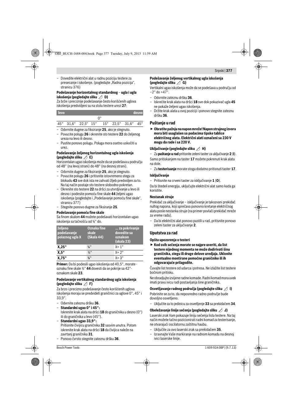 Bosch GTM 12 JL Professional User Manual | Page 377 / 485