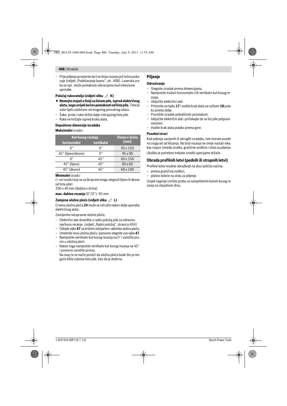 Bosch GTM 12 JL Professional User Manual | Page 406 / 485