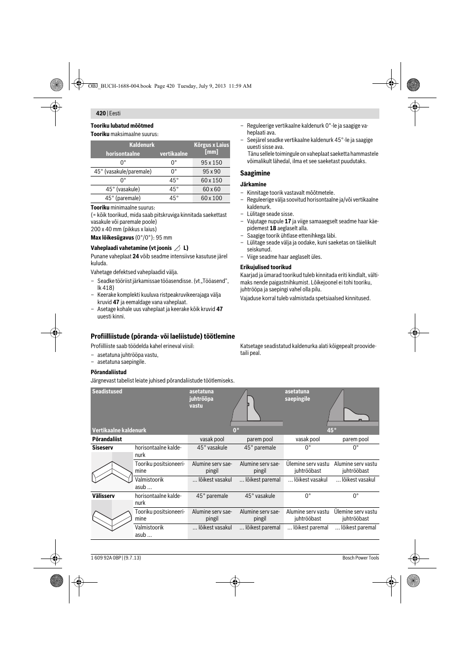 Bosch GTM 12 JL Professional User Manual | Page 420 / 485