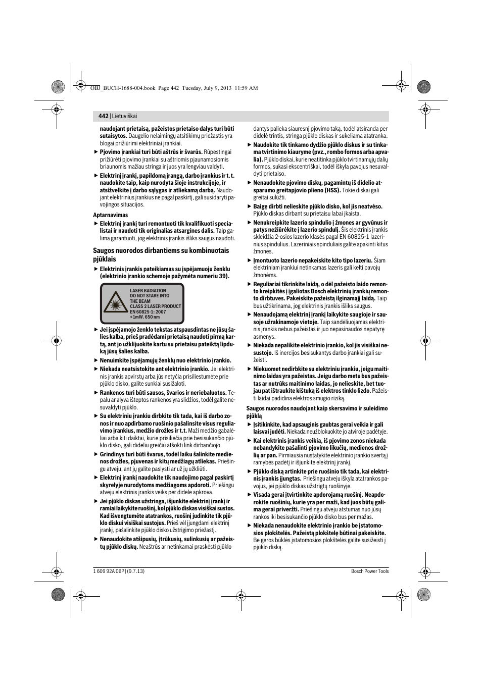 Bosch GTM 12 JL Professional User Manual | Page 442 / 485