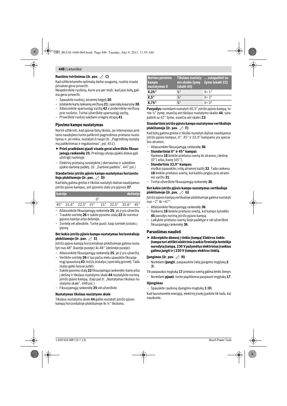 Bosch GTM 12 JL Professional User Manual | Page 448 / 485