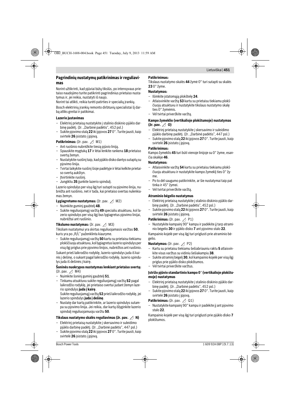 Bosch GTM 12 JL Professional User Manual | Page 451 / 485