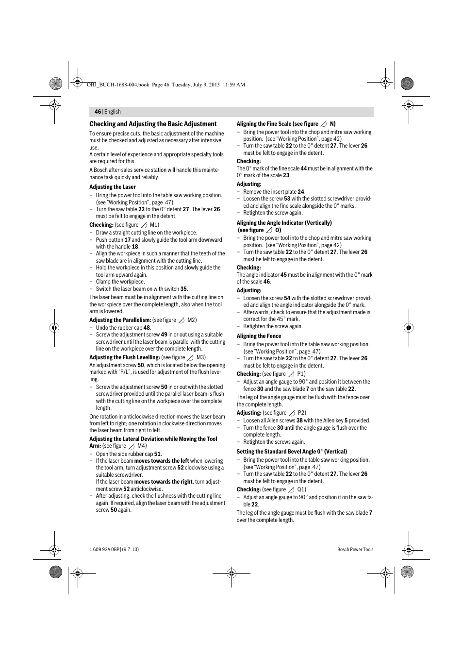 Bosch GTM 12 JL Professional User Manual | Page 46 / 485