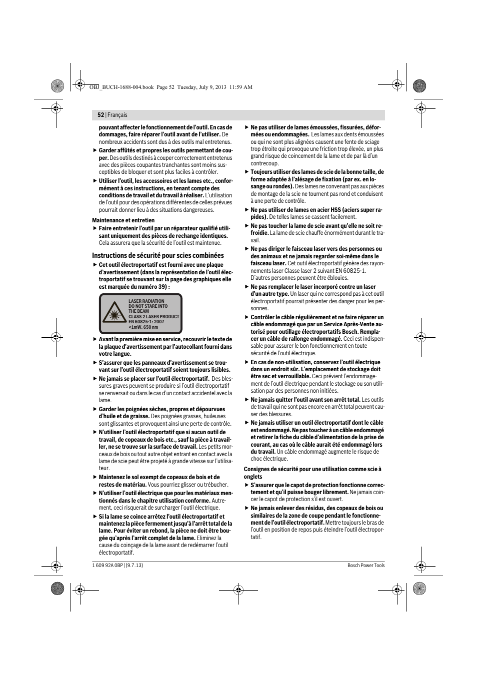 Bosch GTM 12 JL Professional User Manual | Page 52 / 485