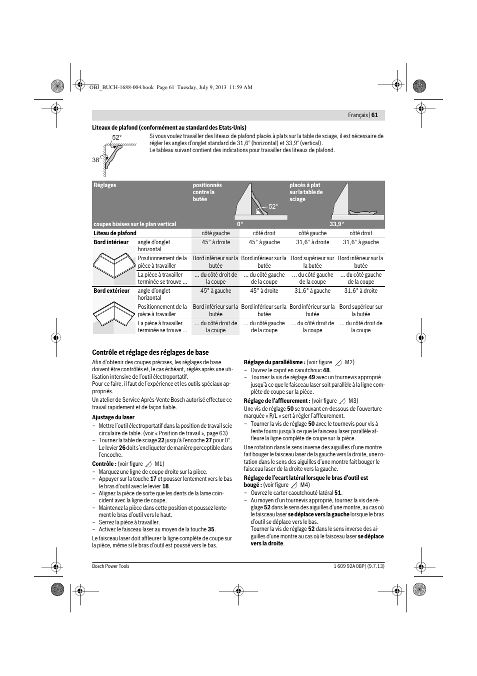 Bosch GTM 12 JL Professional User Manual | Page 61 / 485