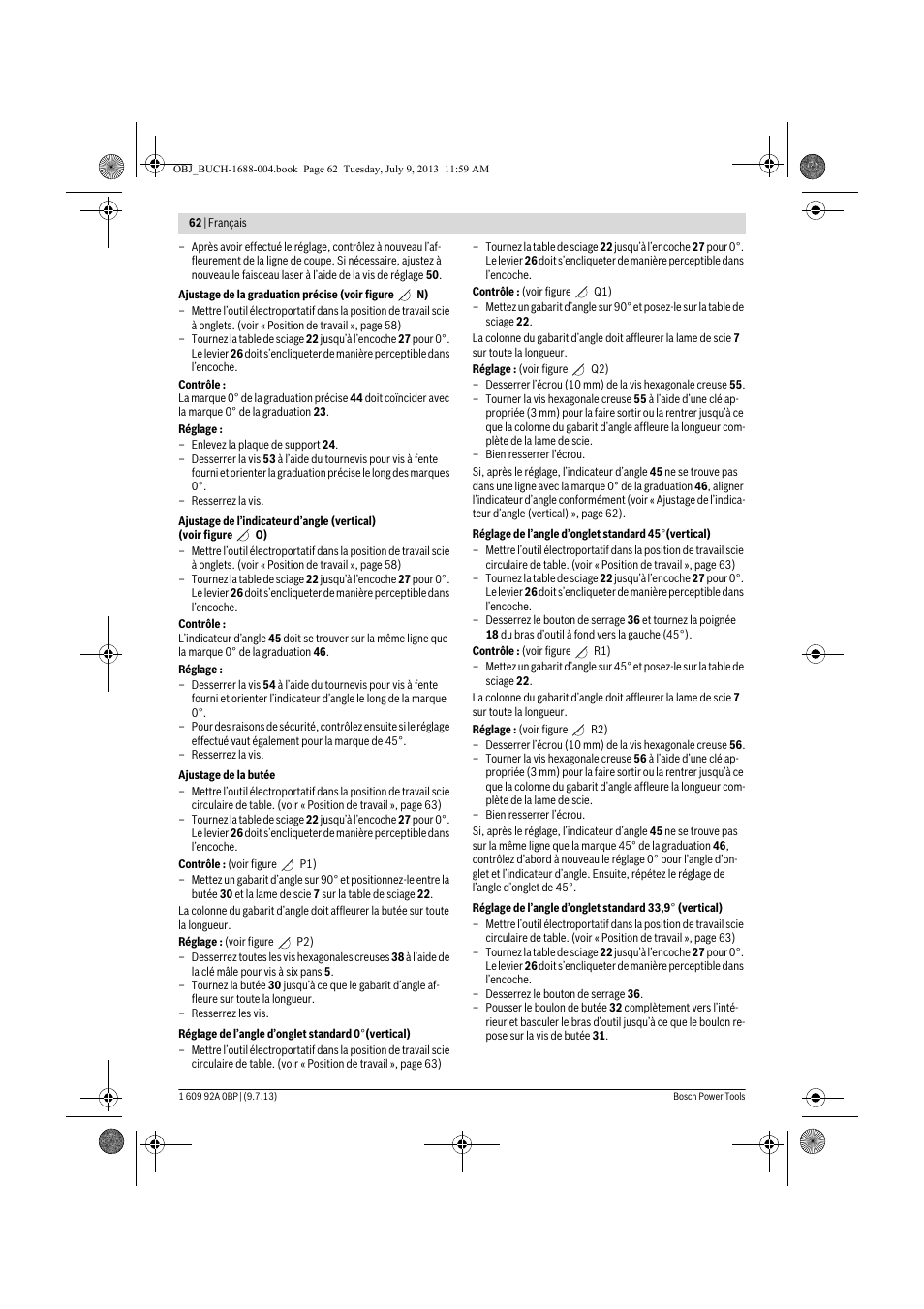 Bosch GTM 12 JL Professional User Manual | Page 62 / 485