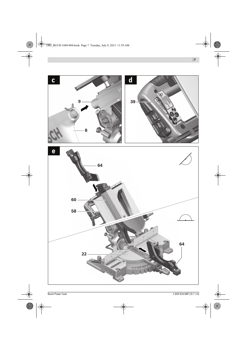 Ce d | Bosch GTM 12 JL Professional User Manual | Page 7 / 485