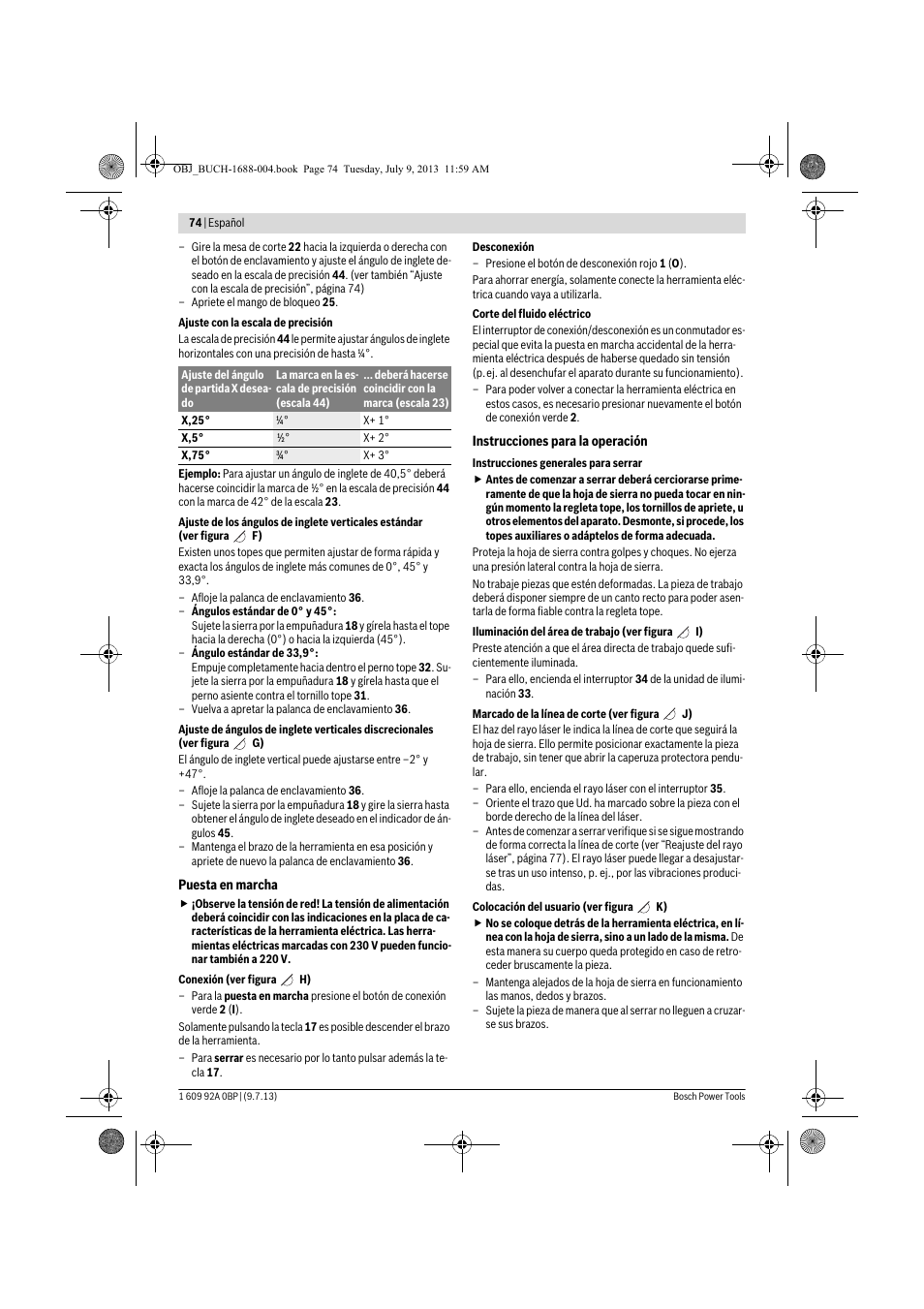 Bosch GTM 12 JL Professional User Manual | Page 74 / 485