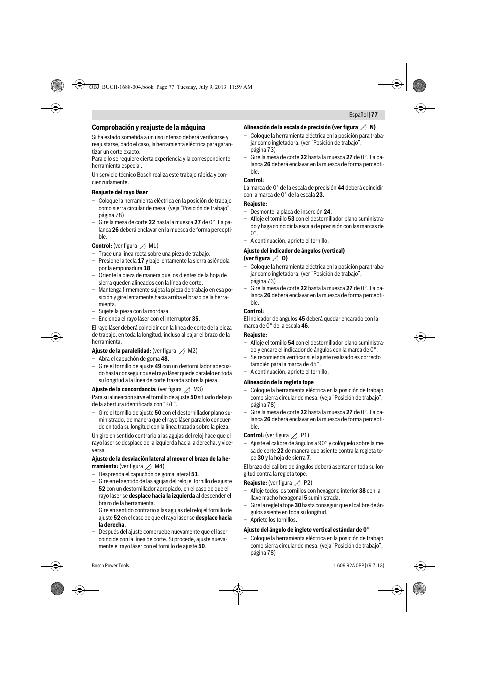 Bosch GTM 12 JL Professional User Manual | Page 77 / 485