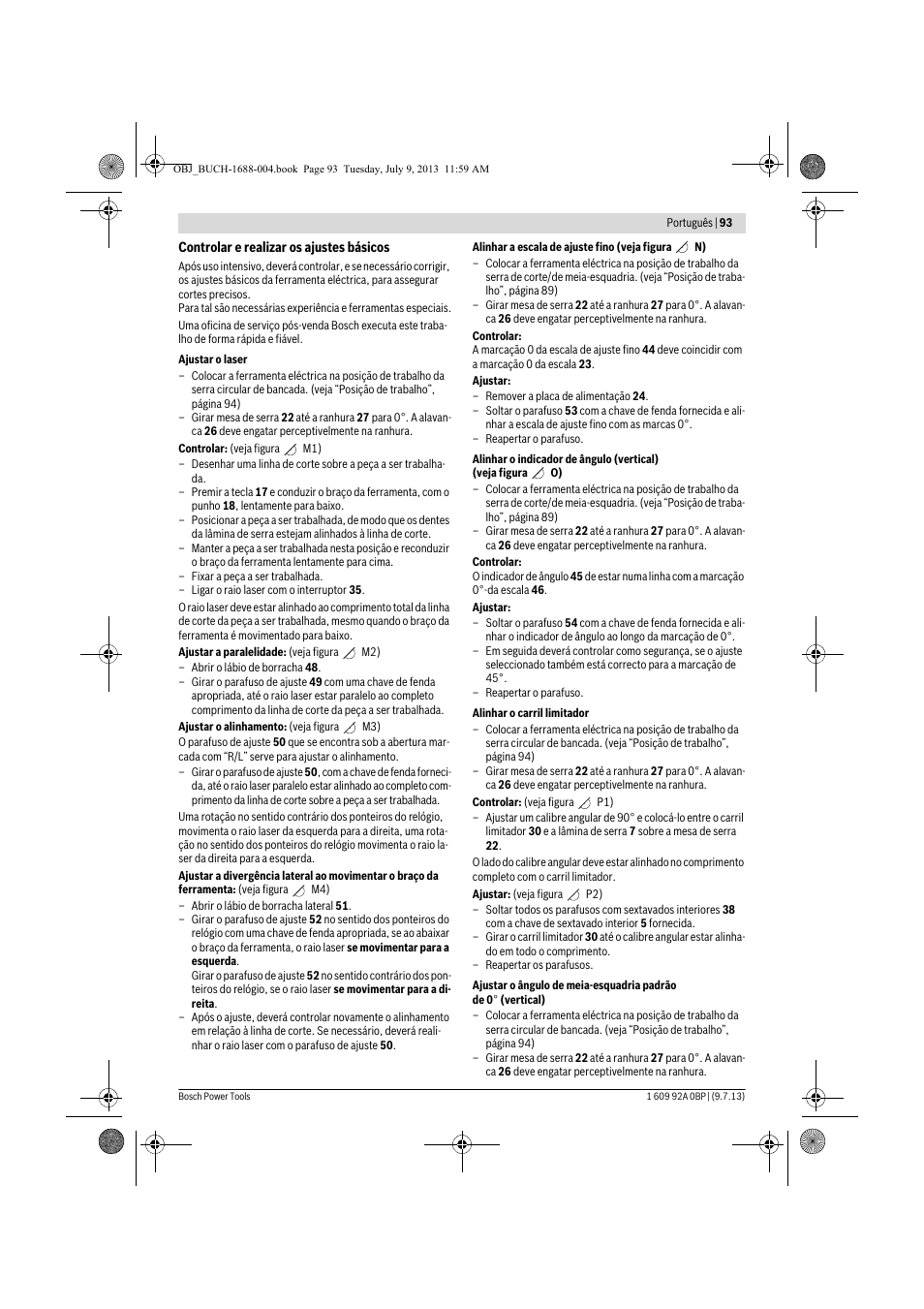 Bosch GTM 12 JL Professional User Manual | Page 93 / 485