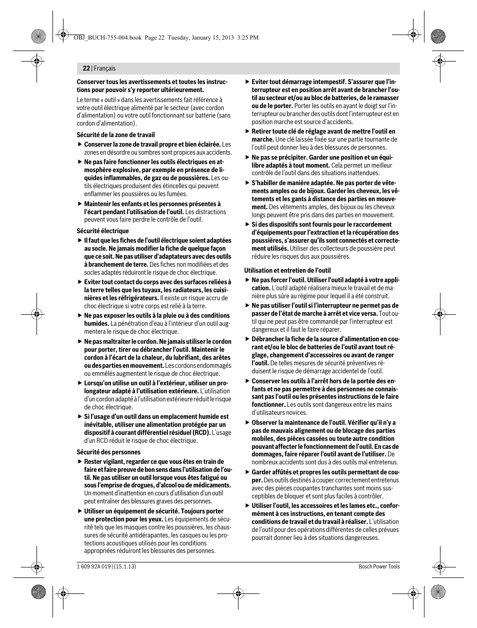 Bosch GKS 18 V-LI Professional User Manual | Page 22 / 224