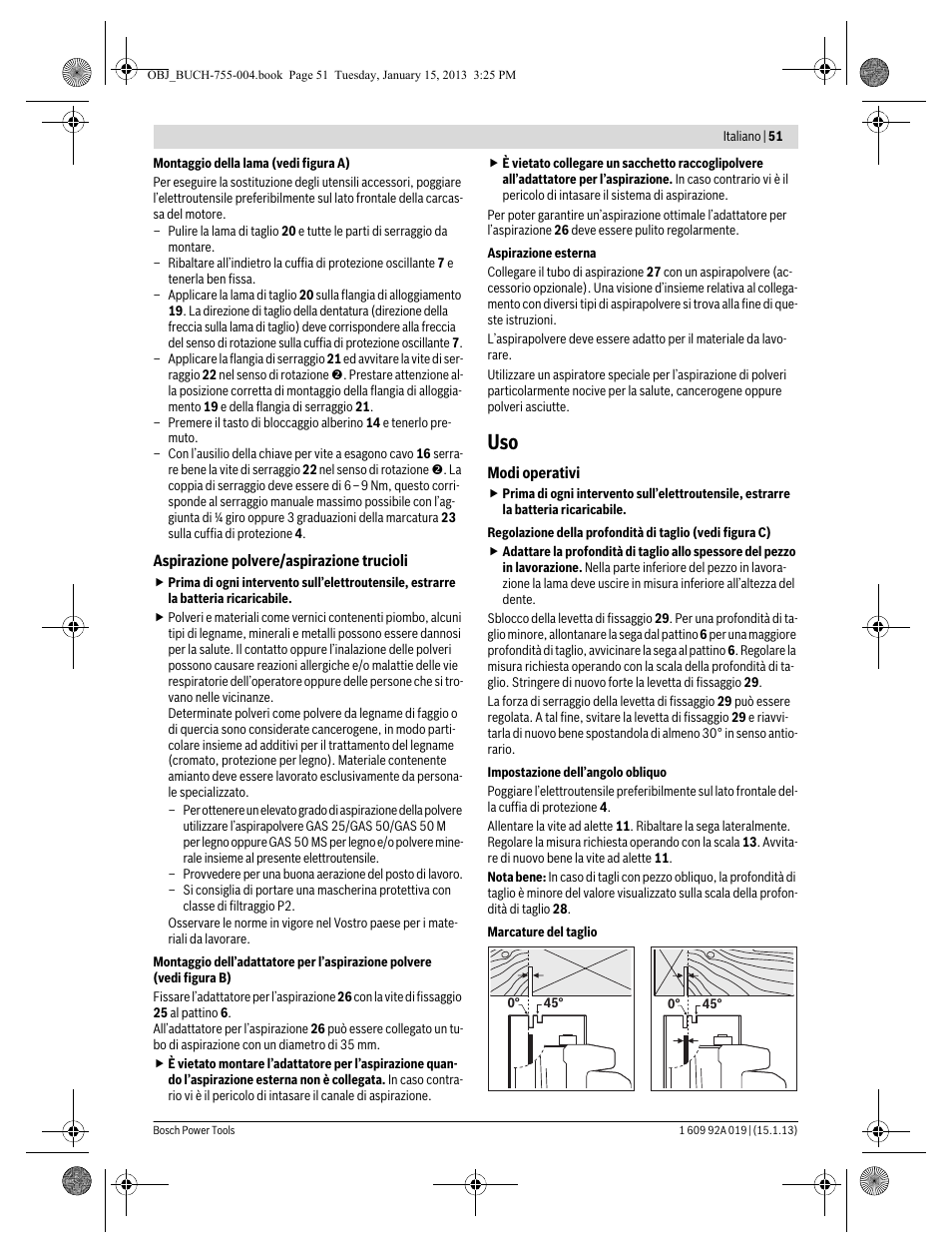 Bosch GKS 18 V-LI Professional User Manual | Page 51 / 224