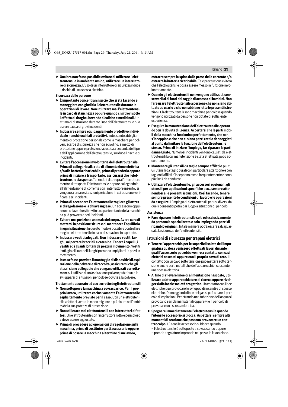Bosch GBM Professional 10 User Manual | Page 29 / 130