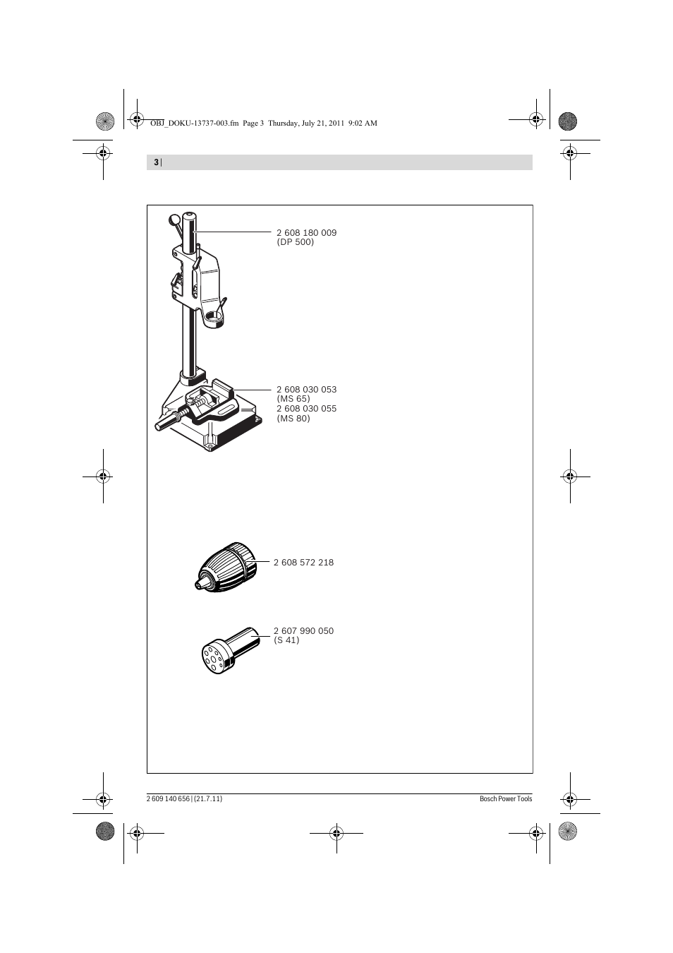 Bosch GBM Professional 10 User Manual | Page 3 / 130