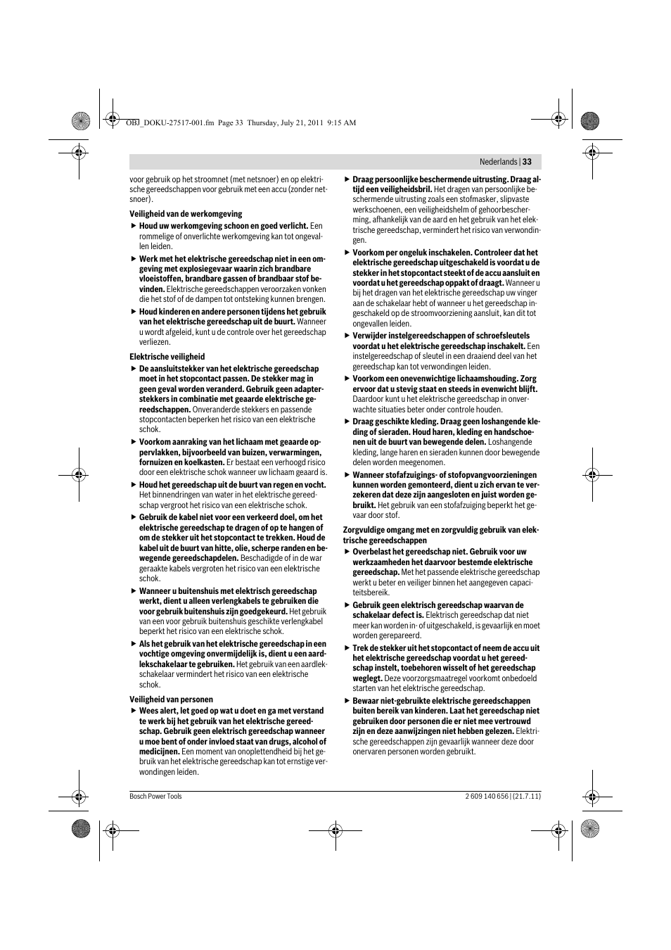 Bosch GBM Professional 10 User Manual | Page 33 / 130