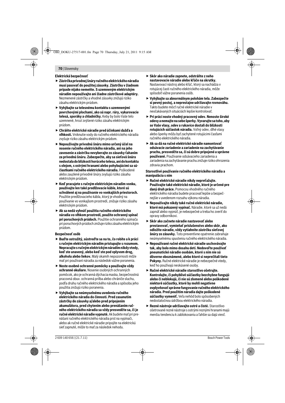 Bosch GBM Professional 10 User Manual | Page 70 / 130