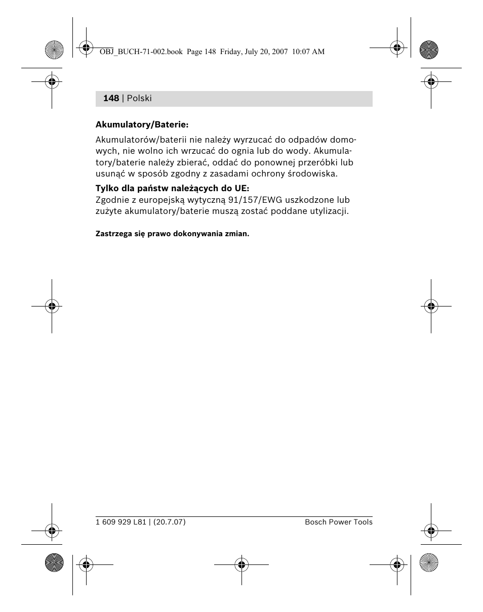 Bosch BLE 200 Professional User Manual | Page 148 / 267